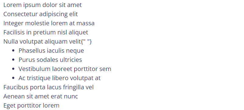 list